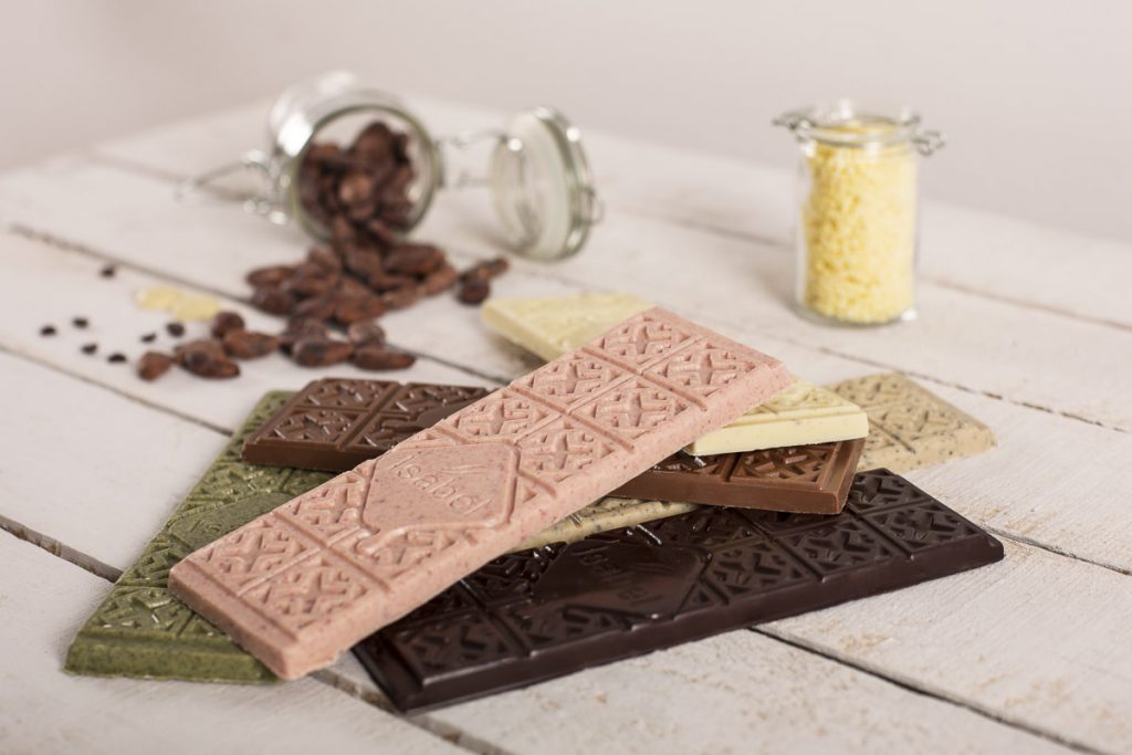 Tabletas de chocolate de Chocolates Artesanos Isabel